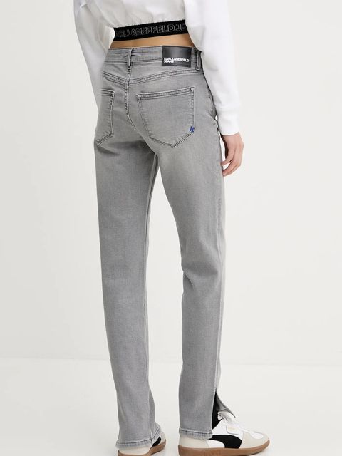 Karl Lagerfeld Jeans jeansy damskie kolor szary A2W10134 - zdjęcie produktu nr 2