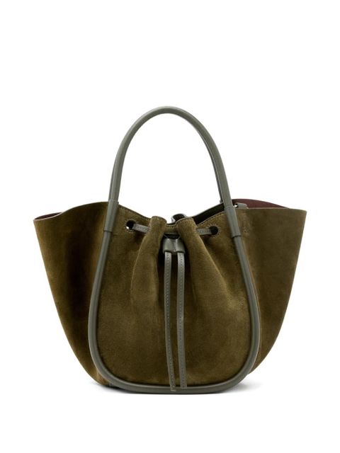 Proenza Schouler small drawstring-fastening tote bag - Green - zdjęcie produktu nr 1