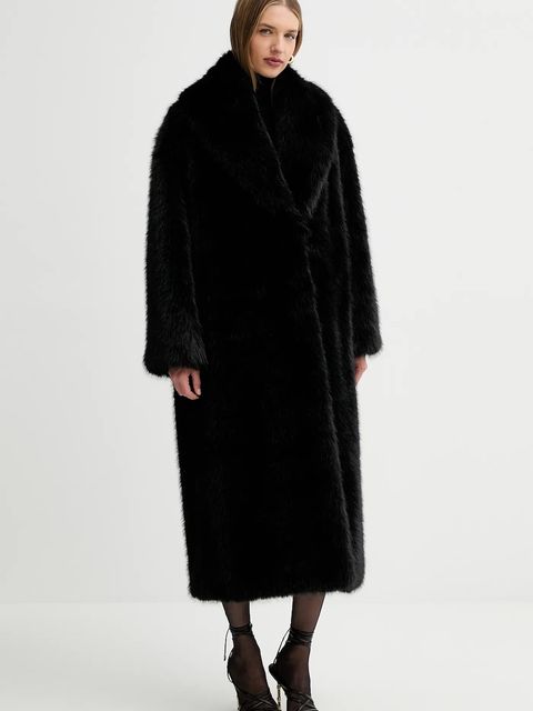 Elisabetta Franchi płaszcz kolor czarny CP69A58E2 - zdjęcie produktu nr 1