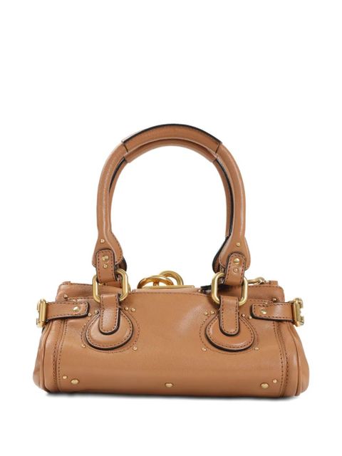 Chloé small Paddington padlock top-handle tote bag - Brown - zdjęcie produktu nr 2