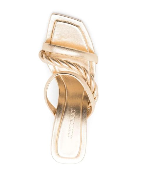 Jimmy Choo Diosa 90mm sandals - Gold