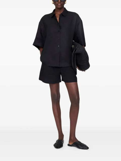 ANINE BING Coco button-up shirt - Black - zdjęcie produktu nr 2