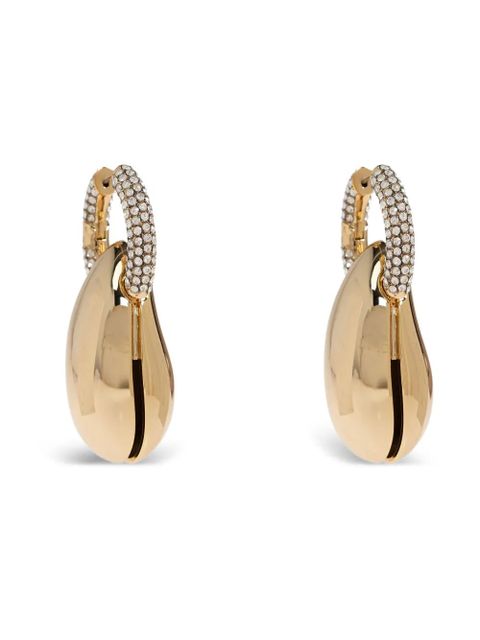 Tory Burch huggie-fastening drop earrings - Gold