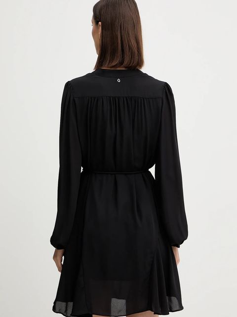 Guess sukienka WANDA kolor czarny mini prosta W5BK51 WGLA2