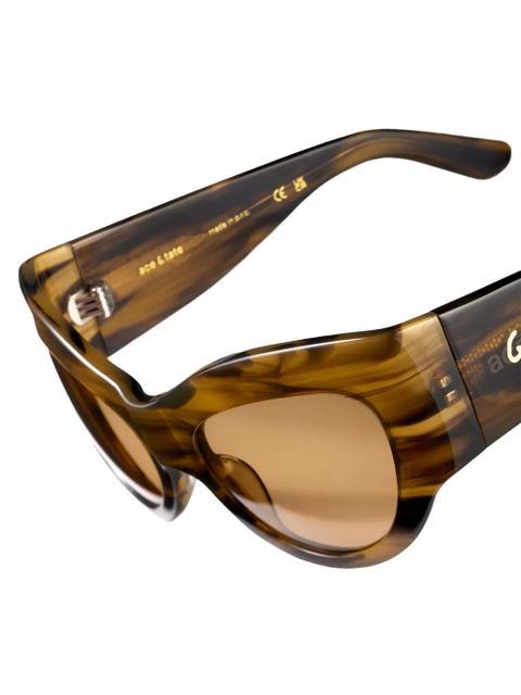 GANNI x Ace & Tate Trixie sunglasses - Brown