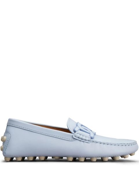 Tod's Gommino chain-motif loafers - Blue - zdjęcie produktu nr 1