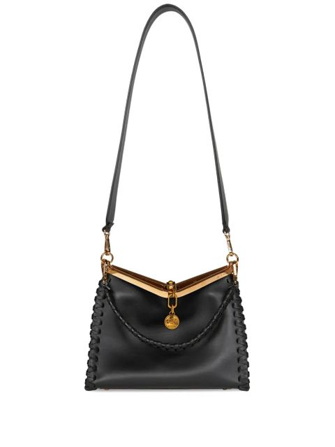 ETRO medium Vela leather shoulder bag - Black - zdjęcie produktu nr 1