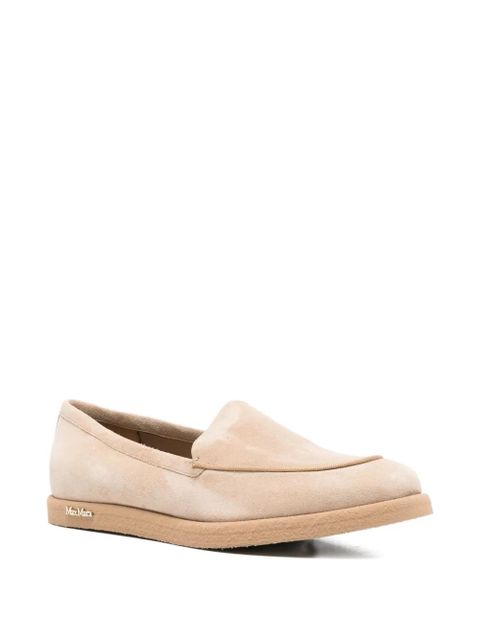 Max Mara suede loafers - Brown