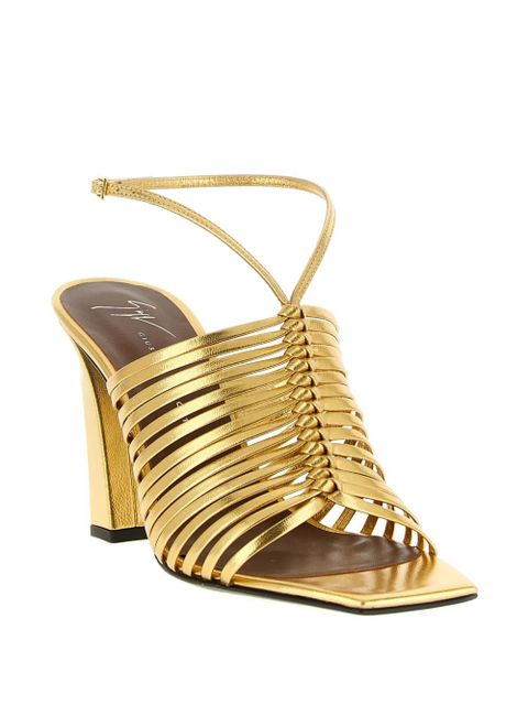Giuseppe Zanotti Savoia metallic sandals - Gold - zdjęcie produktu nr 2