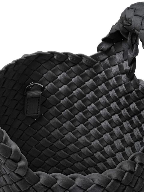 NAGHEDI St. Barths woven-design top-handle tote bag - Grey