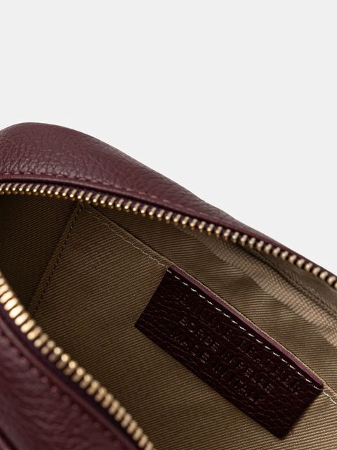 Answear.LAB torebka skórzana kolor bordowy