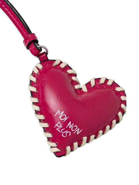 Zadig&Voltaire heart stitched keyring - Pink - zdjęcie produktu nr 2