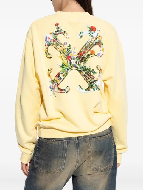 Off-White arrows-print crew-neck sweatshirt - Yellow - zdjęcie produktu nr 2