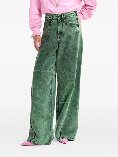 Essentiel Antwerp Jip belt-loop pocket jeans - Green