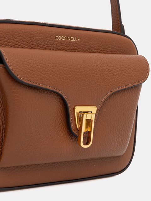 Coccinelle torebka skórzana kolor brązowy E1 MF6 15 02 01