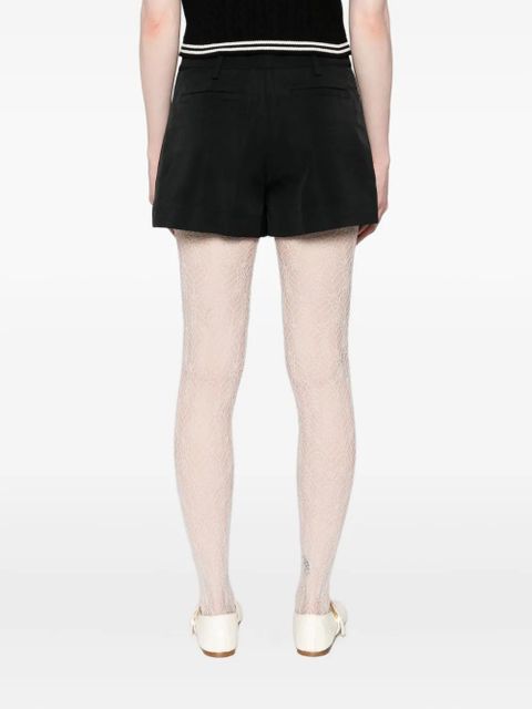 Casablanca zip-pocket charm shorts - Black