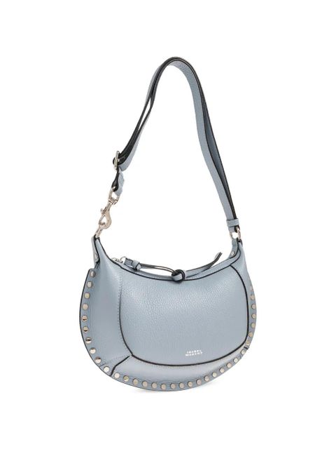 ISABEL MARANT Oskan Moon studded leather shoulder bag - Blue
