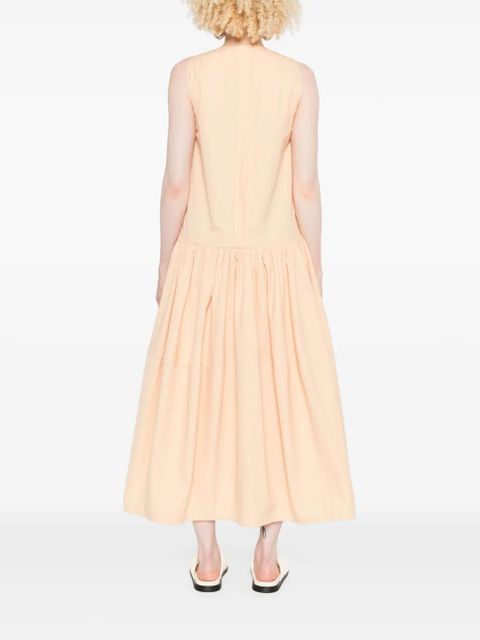 Jil Sander organic cotton dress - Orange
