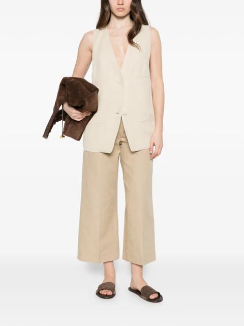 Weekend Max Mara belt-loops trousers - Neutrals - zdjęcie produktu nr 2