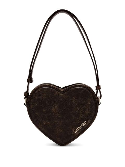 AMBUSH Heart leather shoulder bag - Black - zdjęcie produktu nr 1