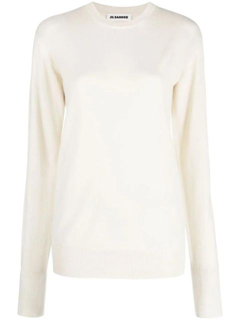 Jil Sander ribbed-knit cashmere jumper - Neutrals - zdjęcie produktu nr 1