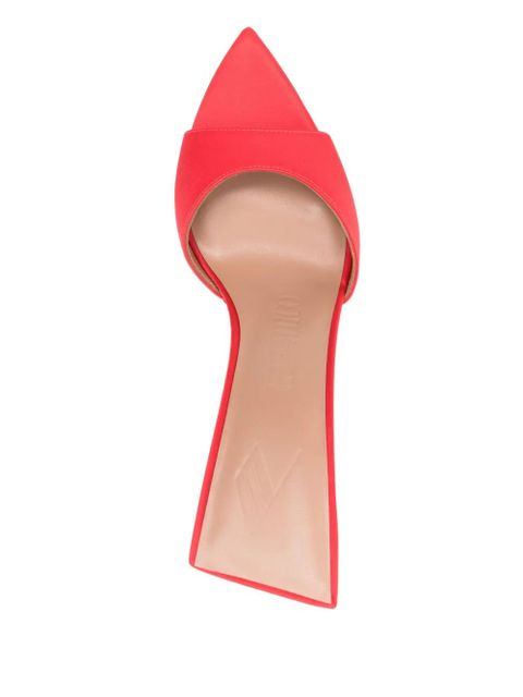 The Attico 100mm pointed-toe sandals - Red