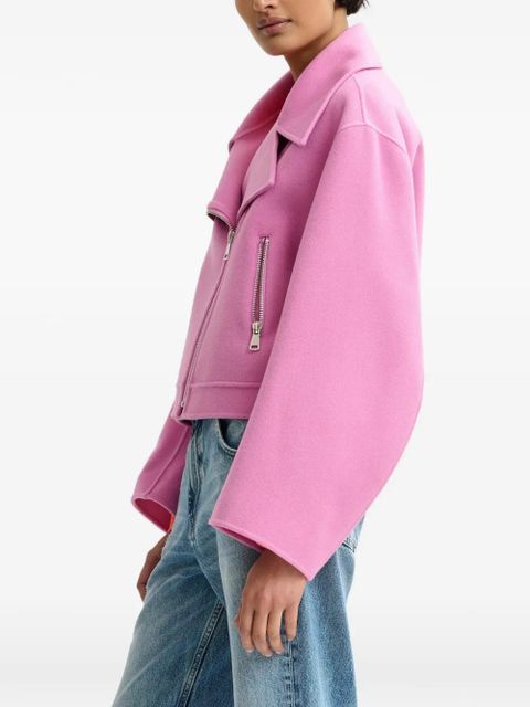 Essentiel Antwerp zip-up jacket - Pink
