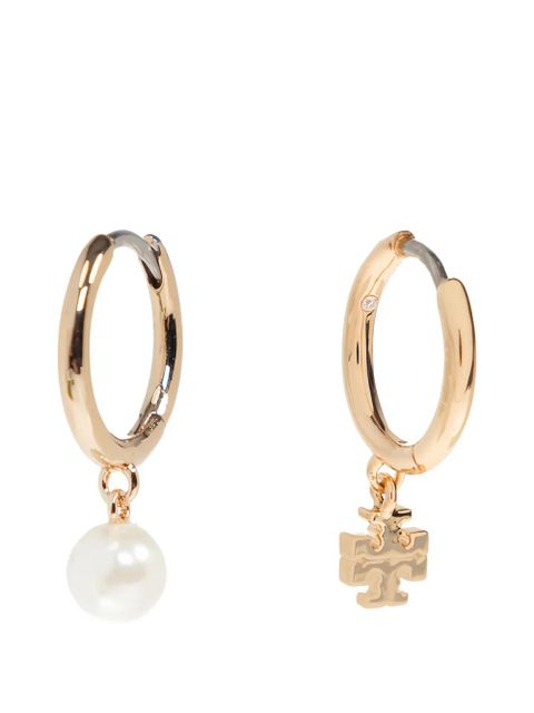 Tory Burch Kira hoop earrings - Gold - zdjęcie produktu nr 2