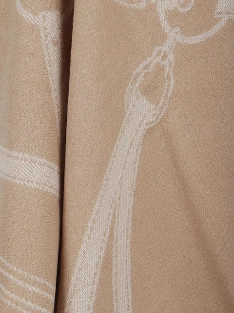 Lauren Ralph Lauren chain-pattern cape - Neutrals