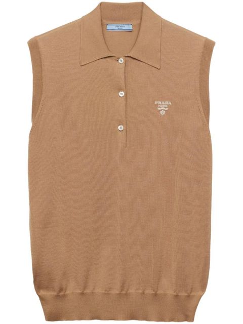 Prada sleeveless top - Brown - zdjęcie produktu nr 1