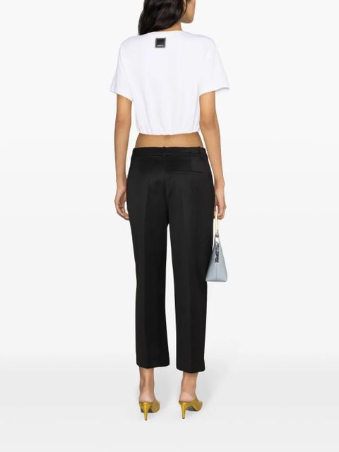 Simkhai elasticated-waist T-shirt - White