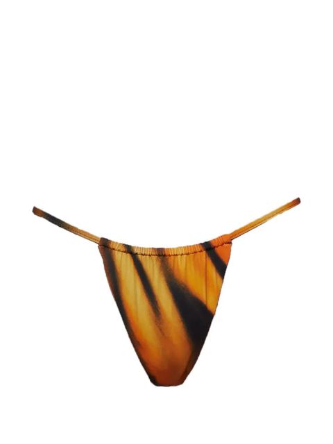 Skims x Roberto Cavalli printed bikini bottom - Orange - zdjęcie produktu nr 2