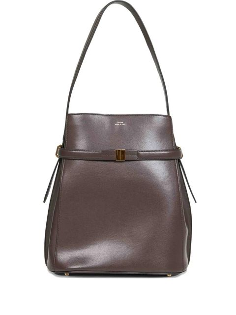 TOTEME belted leather bucket bag - Brown - zdjęcie produktu nr 1