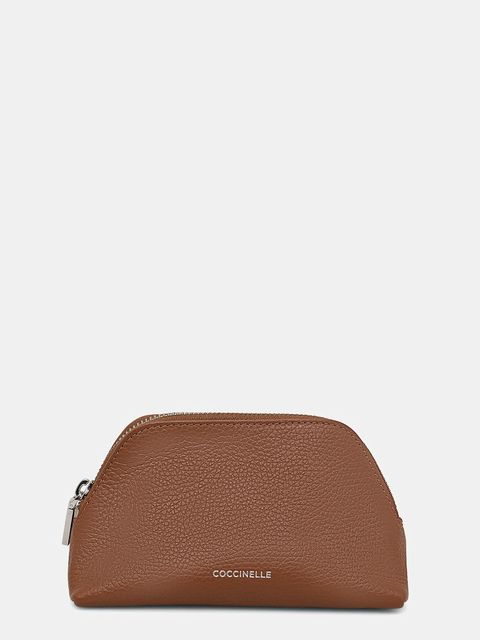 Coccinelle kosmetyczka skórzana 3-pack kolor fioletowy E5.TMF.25.04.01