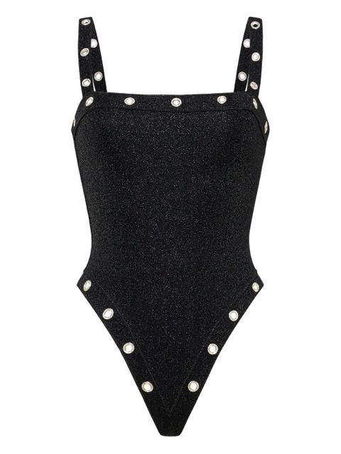 Oséree Lumière studded swimsuit - Black - zdjęcie produktu nr 1