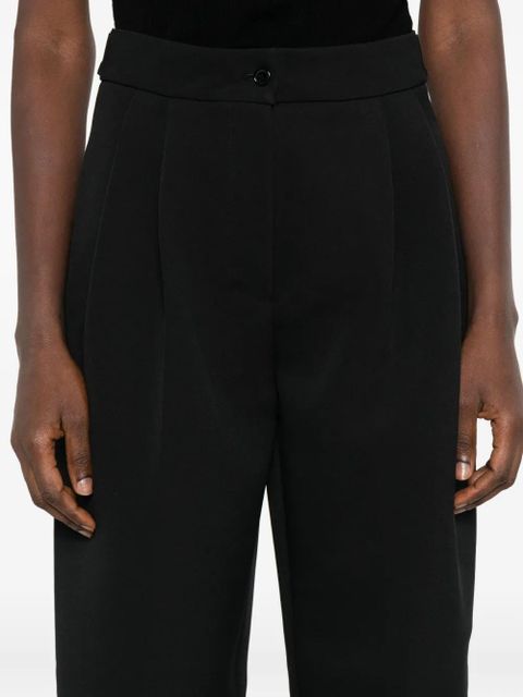 The Frankie Shop pleated buttoned trousers - Black