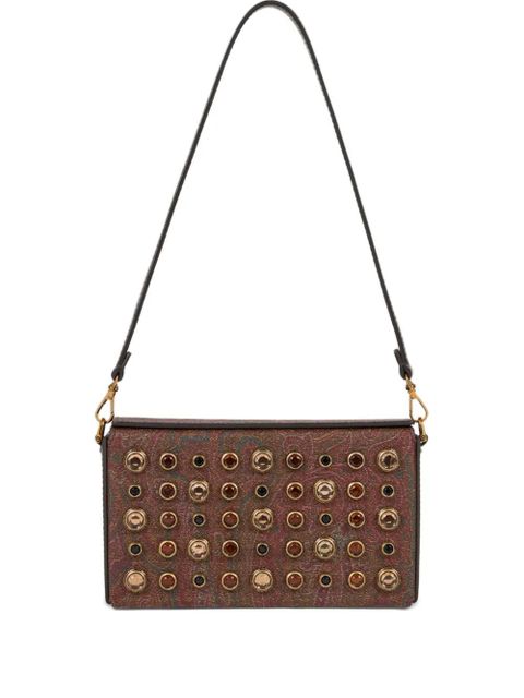 ETRO paisley jewl-studs mini bag - Brown - zdjęcie produktu nr 1