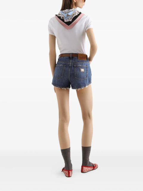 Dolce & Gabbana scarf-wrapped T-shirt - White