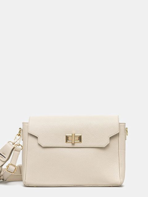 Answear.LAB torebka skórzana kolor beżowy - zdjęcie produktu nr 1