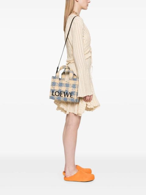 LOEWE small Font tote bag - Neutrals - zdjęcie produktu nr 2