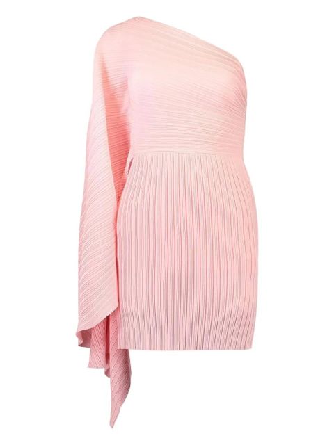 Solace London pleated one-shoulder mini dress - Pink - zdjęcie produktu nr 1