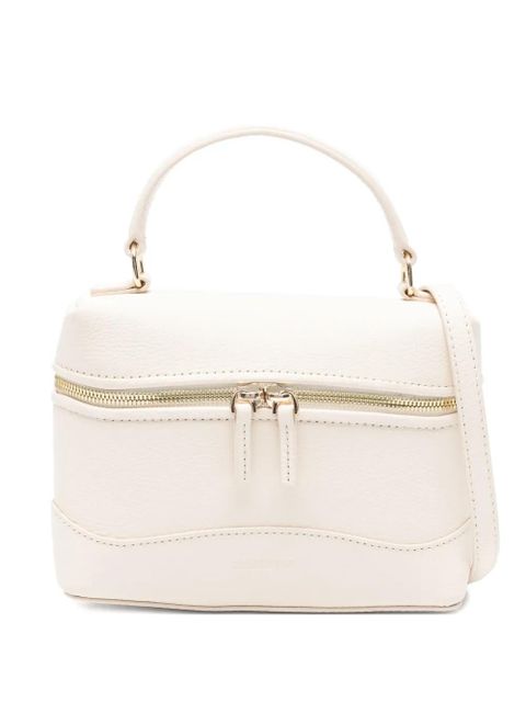 SANDRO grained leather zip-fastening tote bag - Neutrals - zdjęcie produktu nr 1