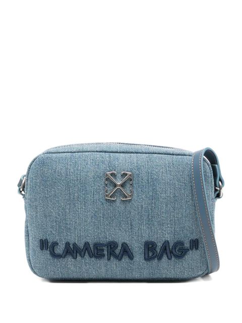 Off-White Jitney Camera logo-plaque cross body bag - Blue - zdjęcie produktu nr 1