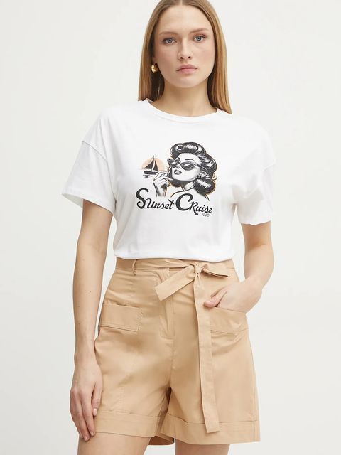 Liu Jo t-shirt bawełniany - zdjęcie produktu nr 1