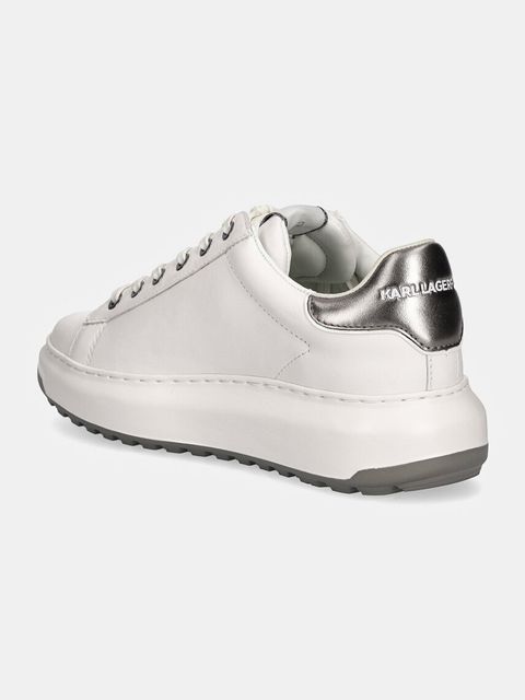 Karl Lagerfeld sneakersy skórzane KAPRI kolor biały KL67538