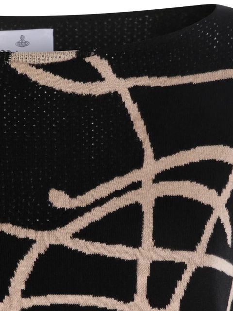 Vivienne Westwood graphic print top - Black