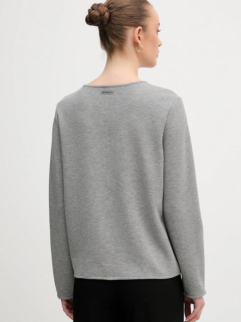 United Colors of Benetton bluza damska kolor szary gładka 3QAFD10AU