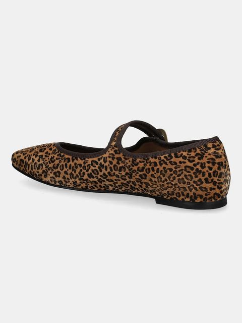 Answear.LAB baleriny zamszowe kolor brązowy