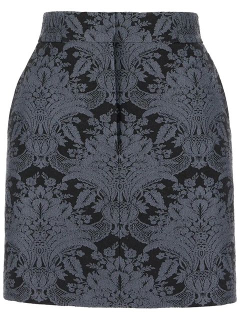 Max Mara jacquarded mini skirt - Blue - zdjęcie produktu nr 1