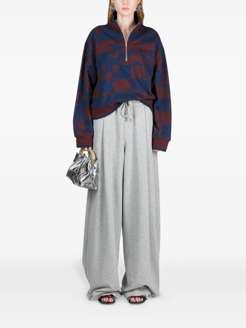 DRIES VAN NOTEN loose drawstring trousers - Grey - zdjęcie produktu nr 2